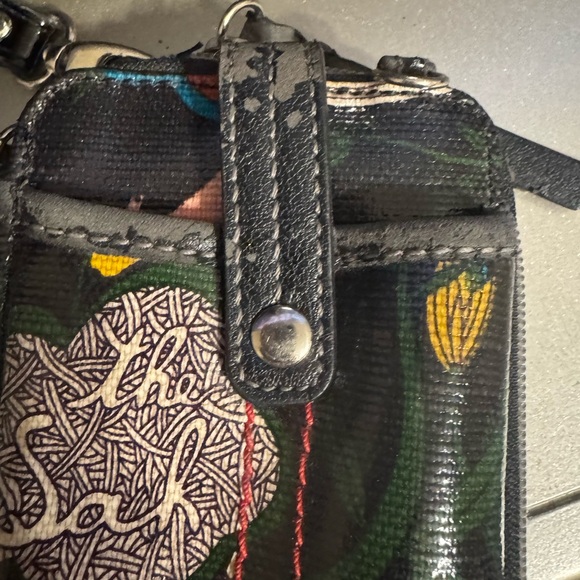 Sakroots Multicolor Bird Pattern Wristlet - Picture 7 of 9